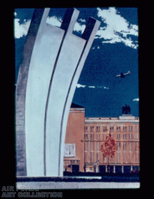 AIRLIFT MEMORIAL AT TEMPLEHOF - 1958